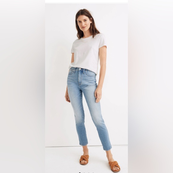 NWT Madewell 10” High Rise Skinny Crop size 24 - Picture 2 of 15